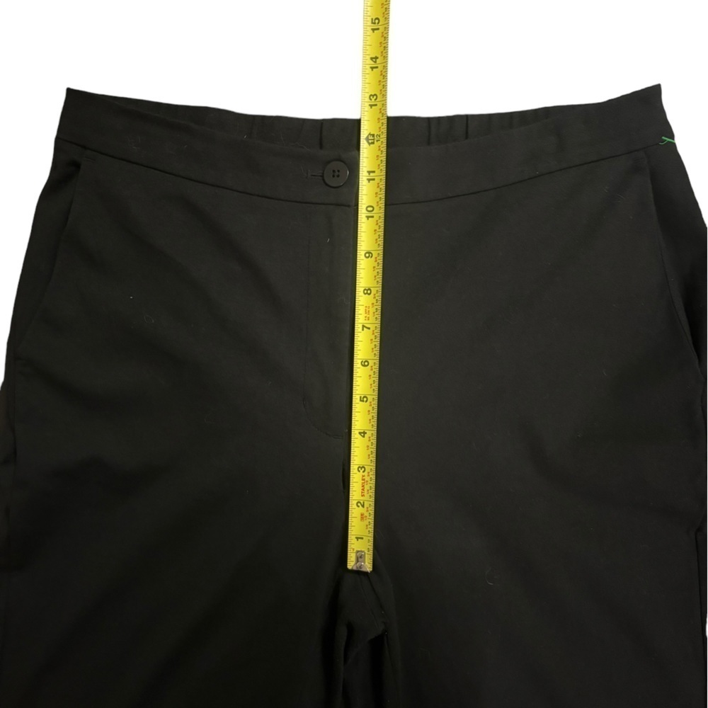 Eileen Fisher Women pull on pants Stretch Crepe Slim Ankle size large - Picture 5 of 9